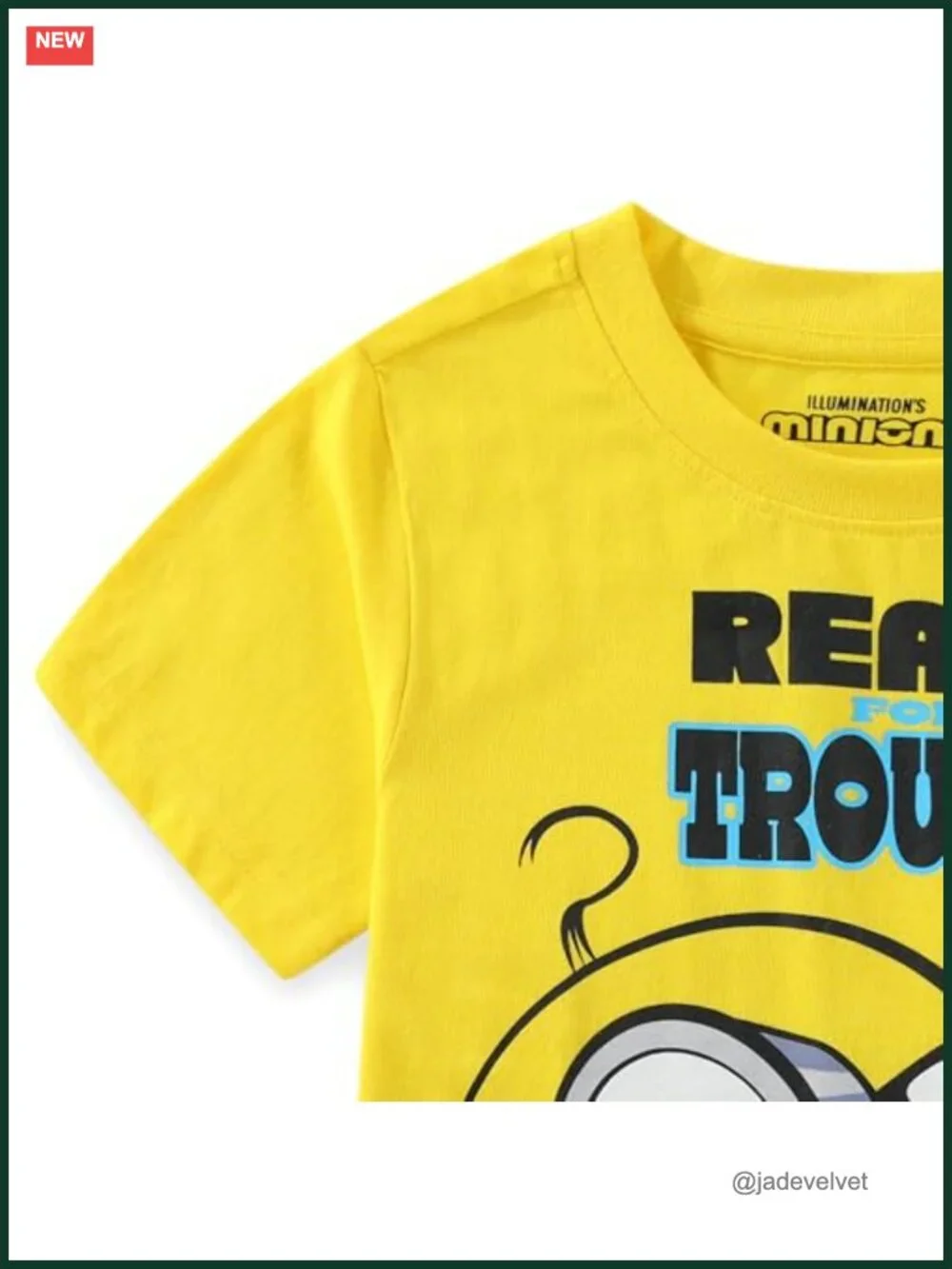3 Pack Boys Short Sleeve T-Shirts Minions Toddler Big Kid Cotton Blend